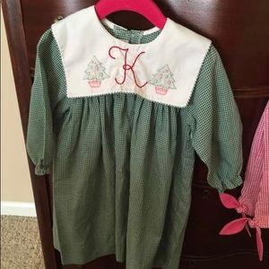 Auraluz 2t Christmas tree dress with “K”